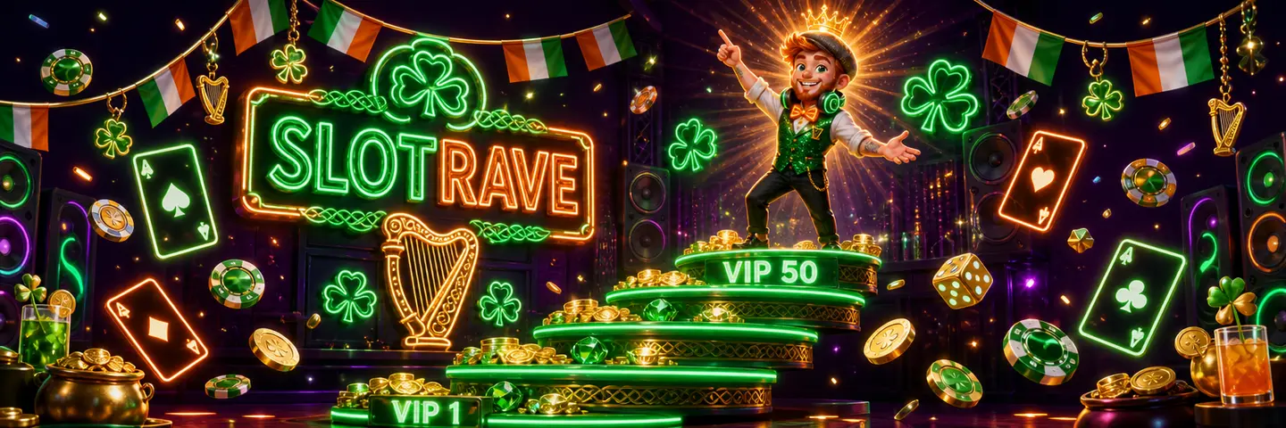 Slotrave VIP Club tiers from level 1 to level 50